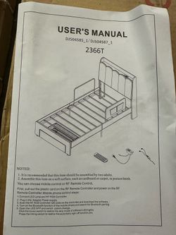 Twin Pink LED Bed Frame for Girls