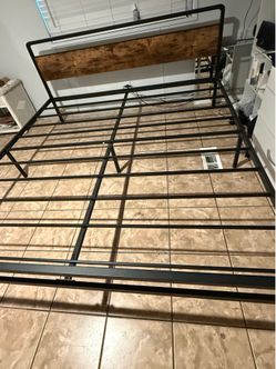 King size bed frame