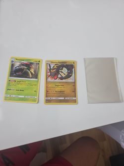 Venusaur & Shining Rayquaza (Ungraded) Pokemon Cards & Pokemon Card Sleeve