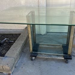 Glass table