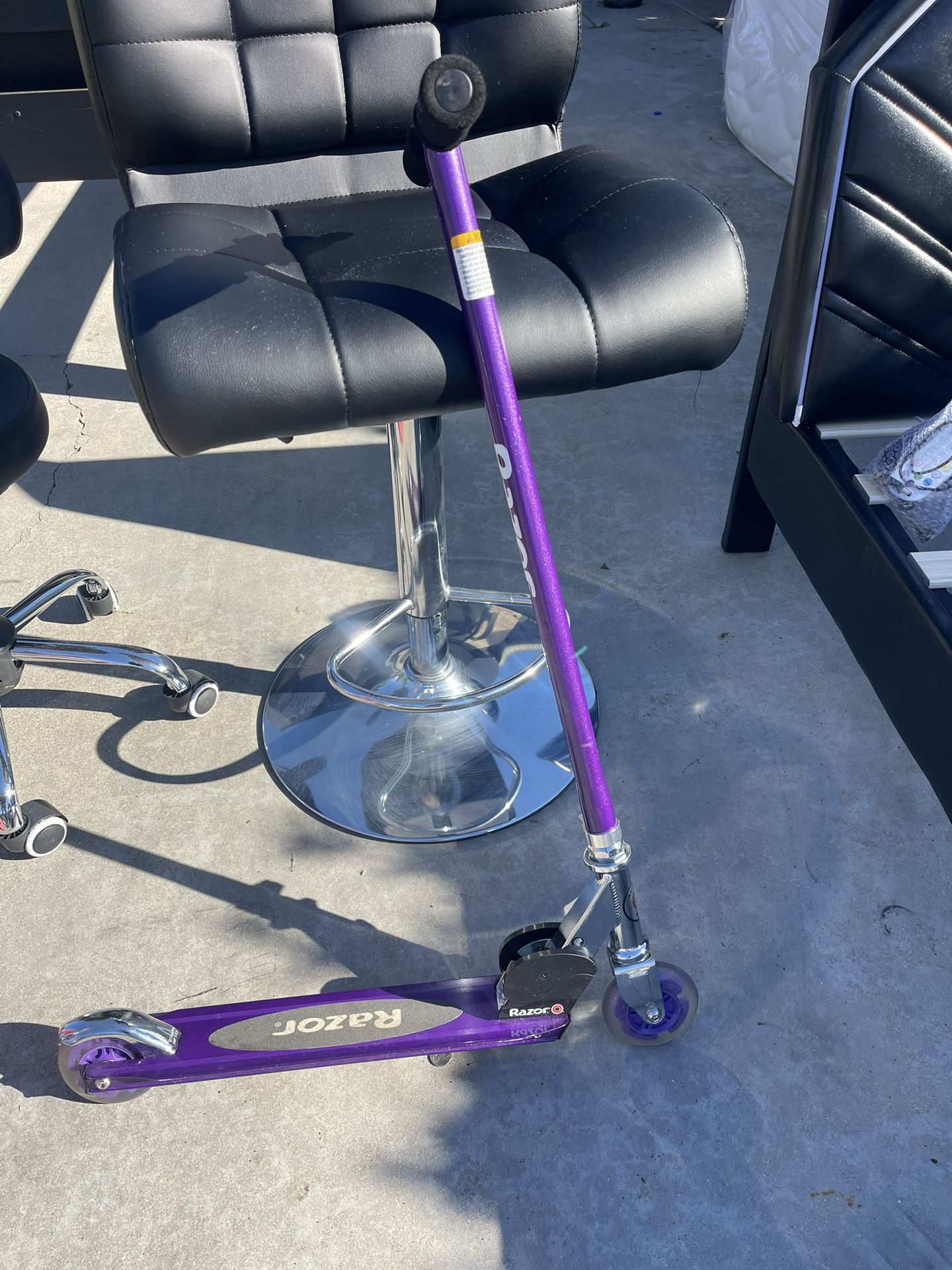 Purple Razor Scooter