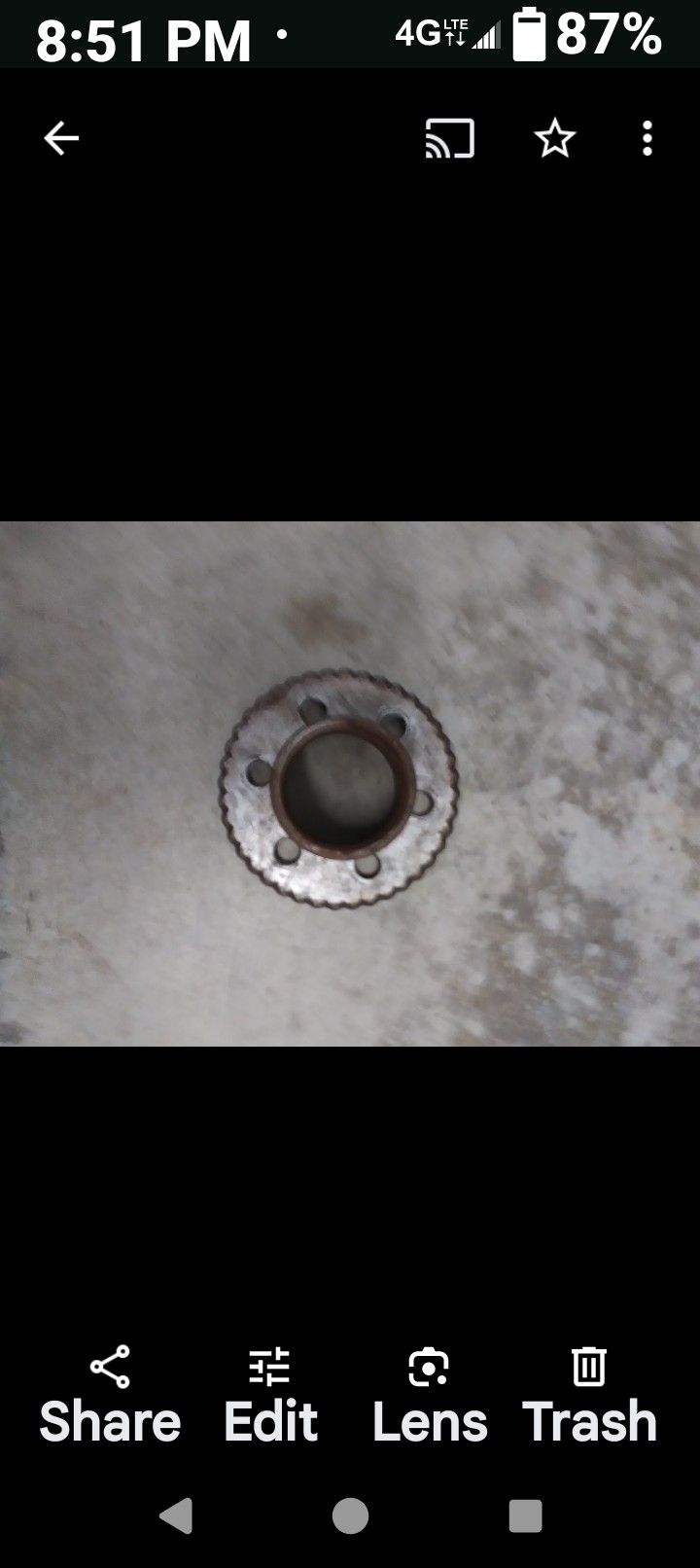 This Is The Part That Goes In The Middle Of The 22inch Dayton.S