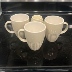 Pfaltzgraff  Cappuccino Coffee Mugs 4 