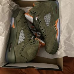 Olive Jordan 5 Retro