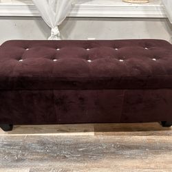 Purple Tufted Chest