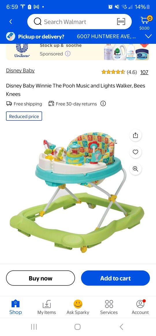 Disney Baby Walker