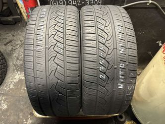275-45-20 Nitto NT421 Used Tire Pair $120 Free Mounting And Balancing 
