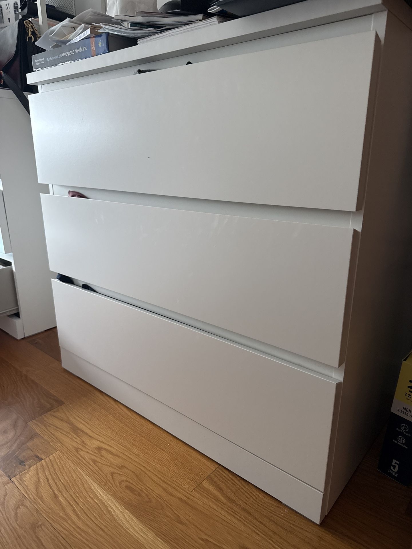 white dresser