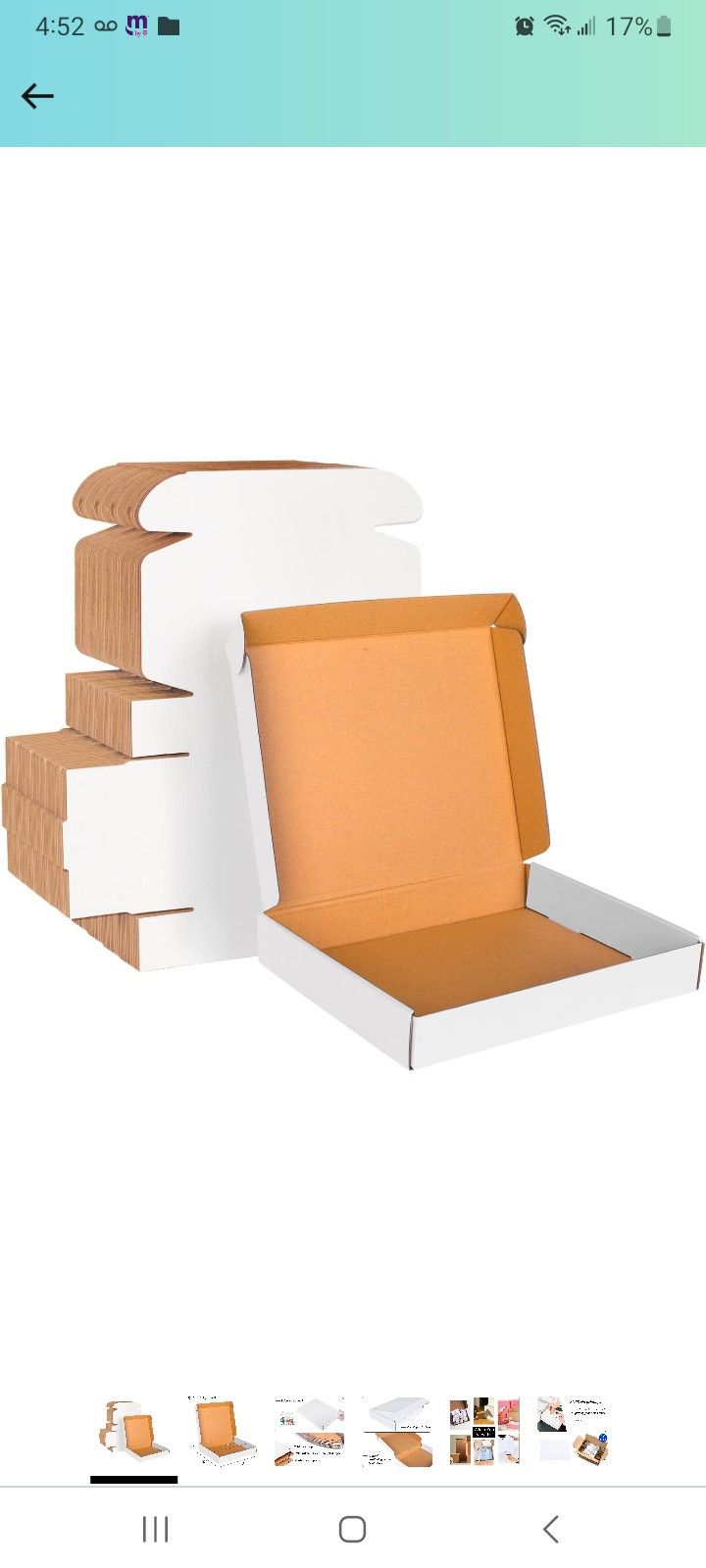 13x10x2 White Cardboard Boxes 30 Pack, Shipping Boxes for Small Business Mailing Boxes, Corrugated Packaging Boxes