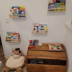 Wooden Book Shelves 