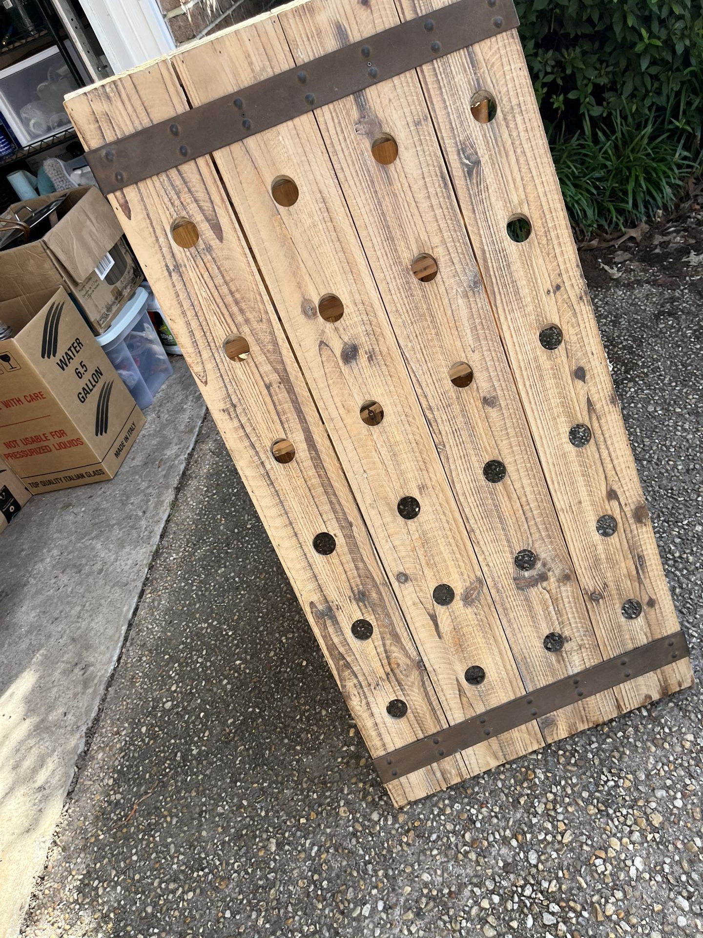 Wood Unique Wine rack