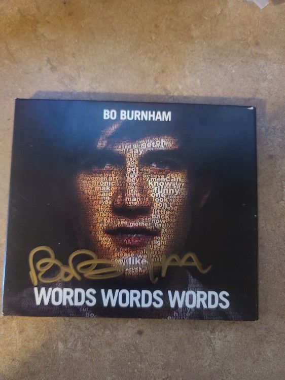 Bo Burnham Words Words Words Autographed CD