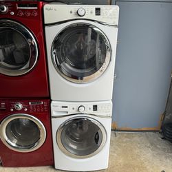 Whirlpool Front Load Washer And Dryer Set White
