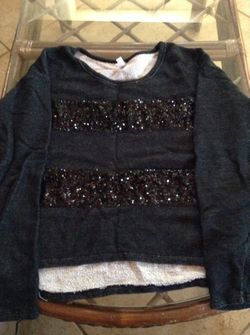 Sweater with Black Sequin
