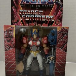 Masters of The Universe MOTU x Transformers Optimus Prime Armor He-Man