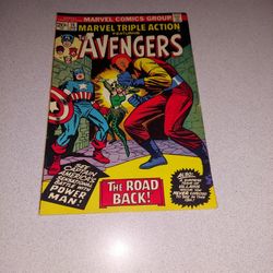 VINTAGE 1973 MARVEL TRIPLE ACTION FEATURING THE AVENGERS # 16 COMIC 