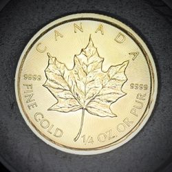 Canadian Gold 1/4oz Maple Leaf Coins