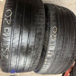 255/40/20 Michelin Pair 100$ Installed And Balanced