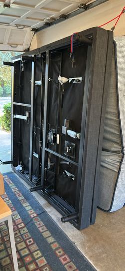 King size bed with a electric platform