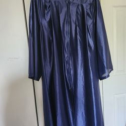 Blue Graduation Gown 