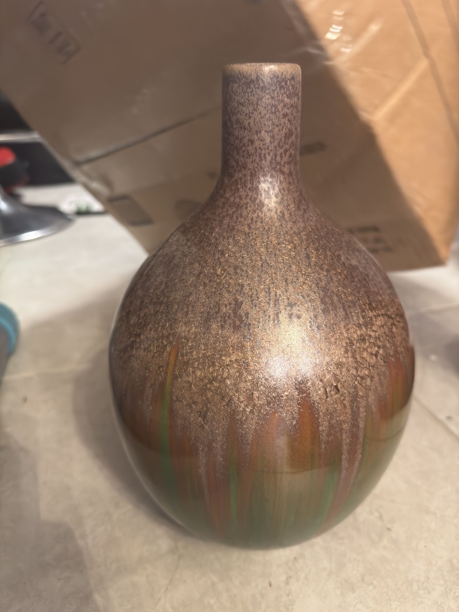 Handcrafted Pottery Vase – Earth Tones – $20 – Wesley Chapel
