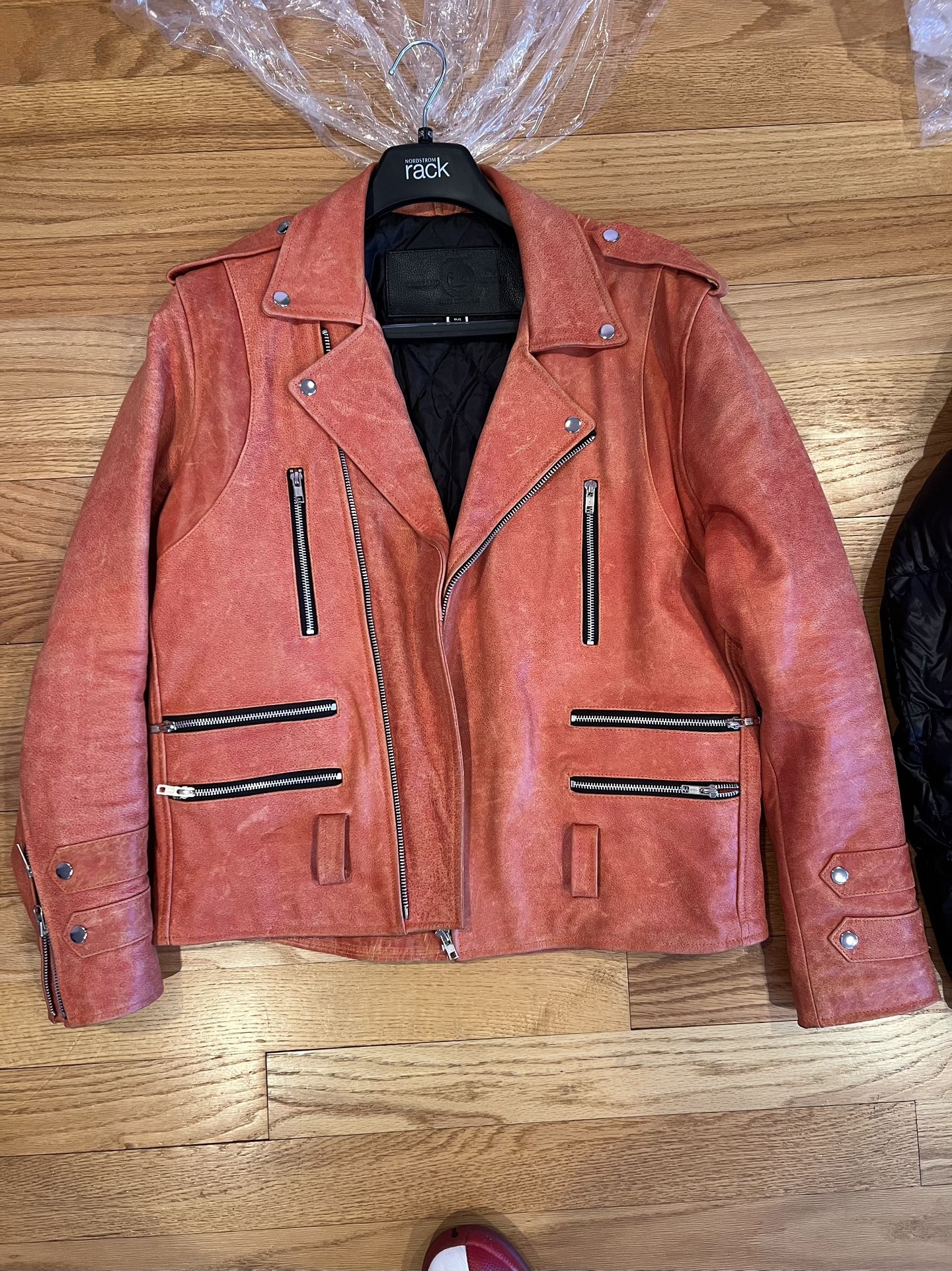 Men’s Leather Biker Jacket