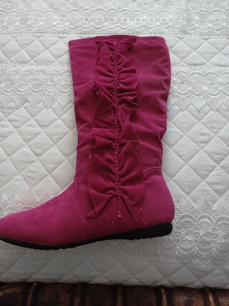 Pink Boots, Size 6