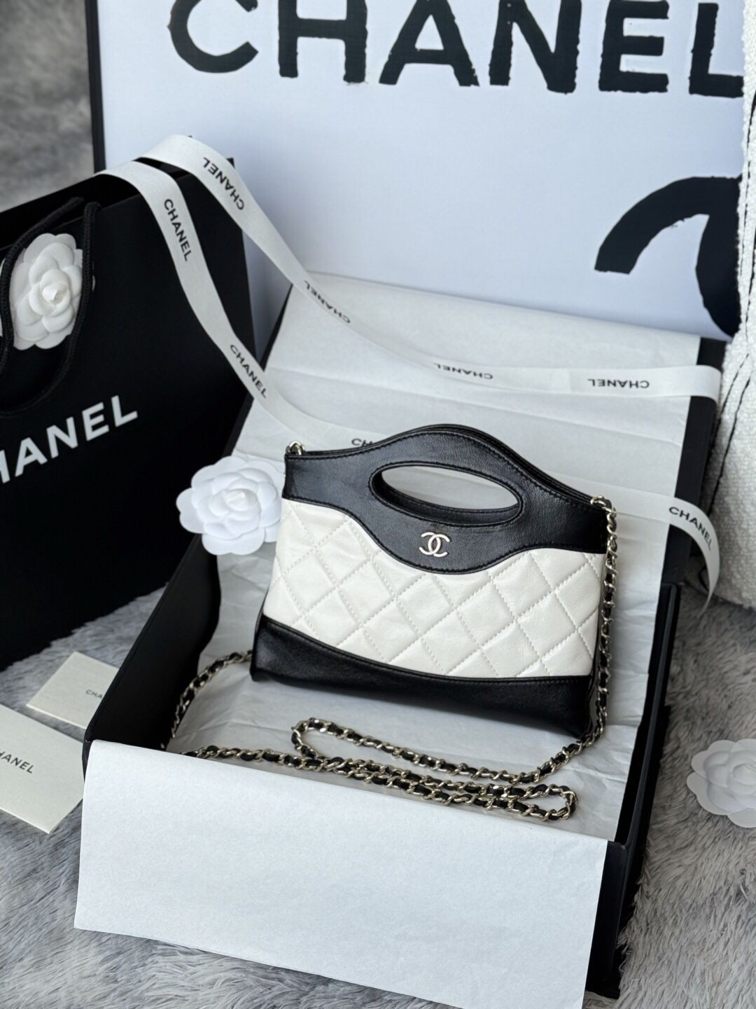 A classic women's shoulder bag