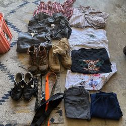 Men’s Clothes, Belts & Shoes 