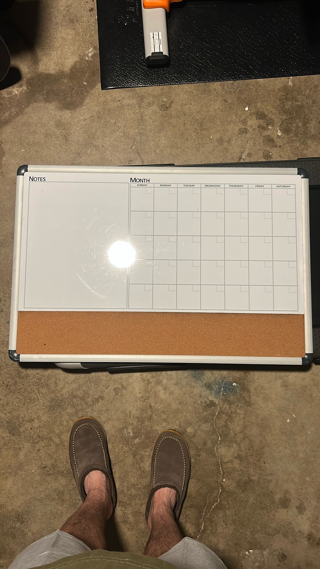 Dry Erase Calendar And Tac Board 36”x24”