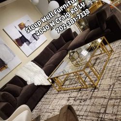 🙋‍♂️ Cloud Modular Sectional, 👉Furniture Queen Bedroom, Dining Table, Bunk Beds Avail 