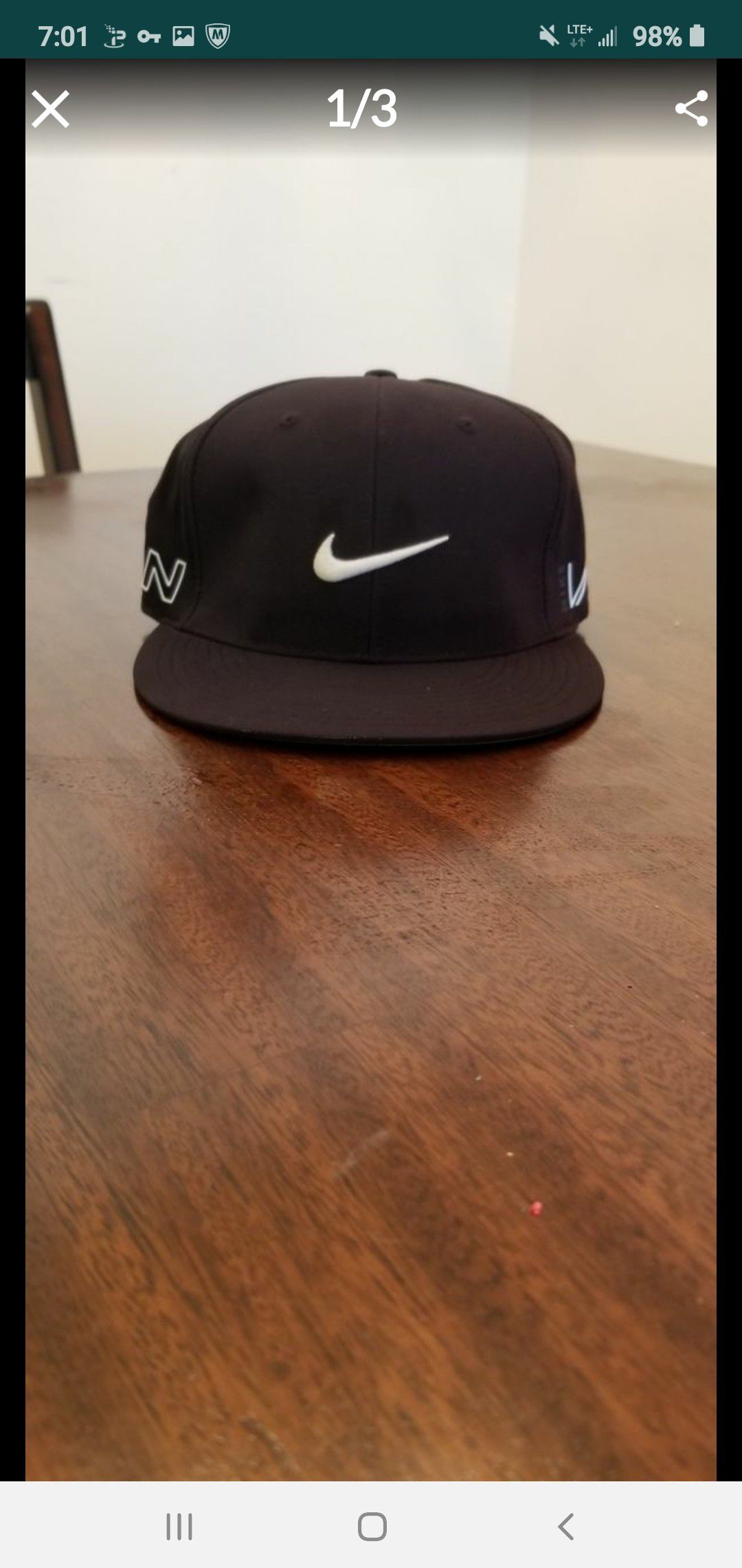 Nike vapor golf hat