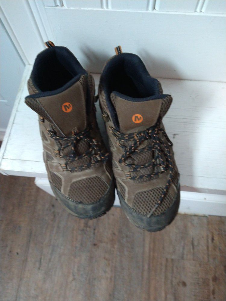 Boy Hiking Merrell Boots