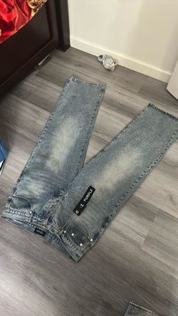 Purple jeans