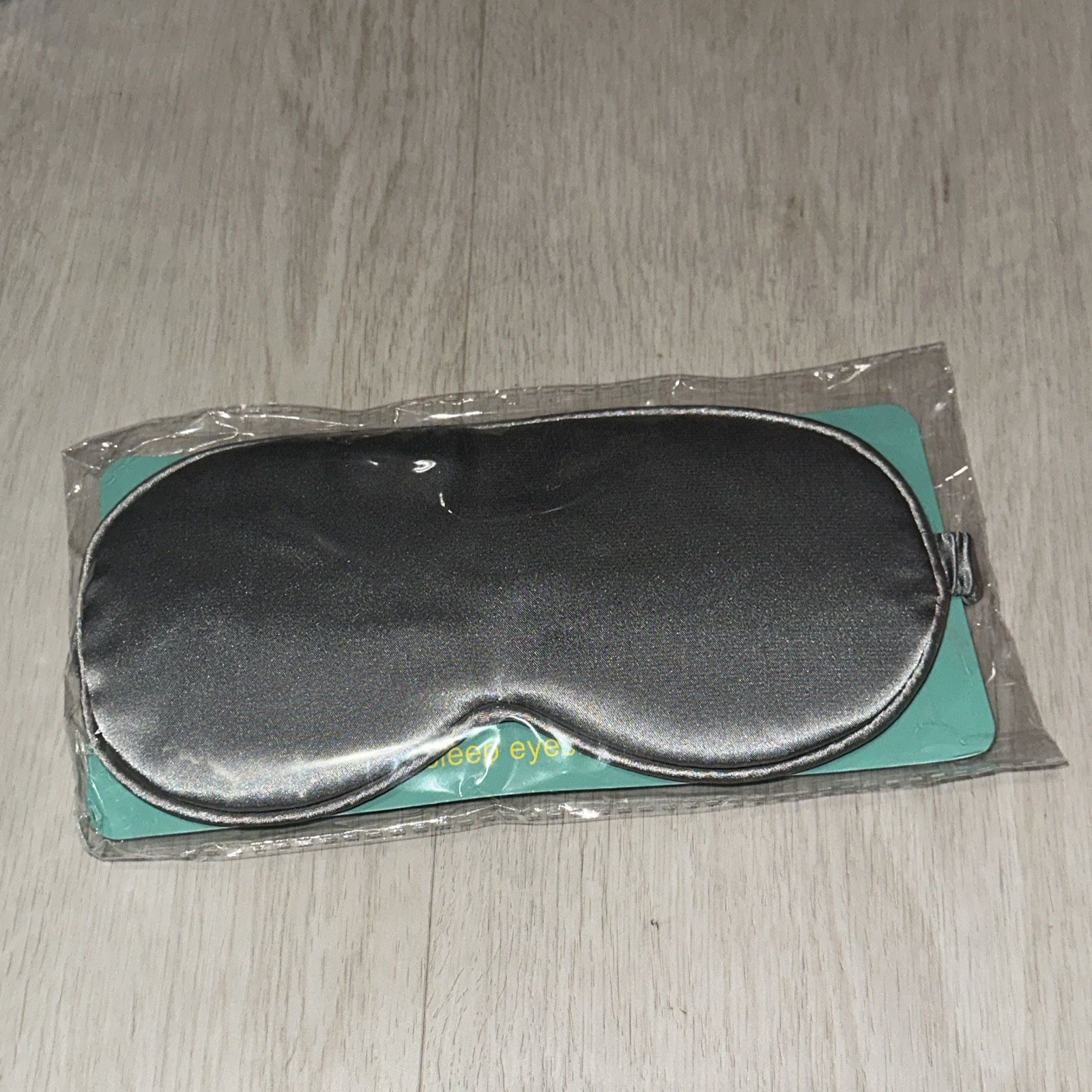 Gray Satin Sleep Eyeshade Beauty Sleep Gift New