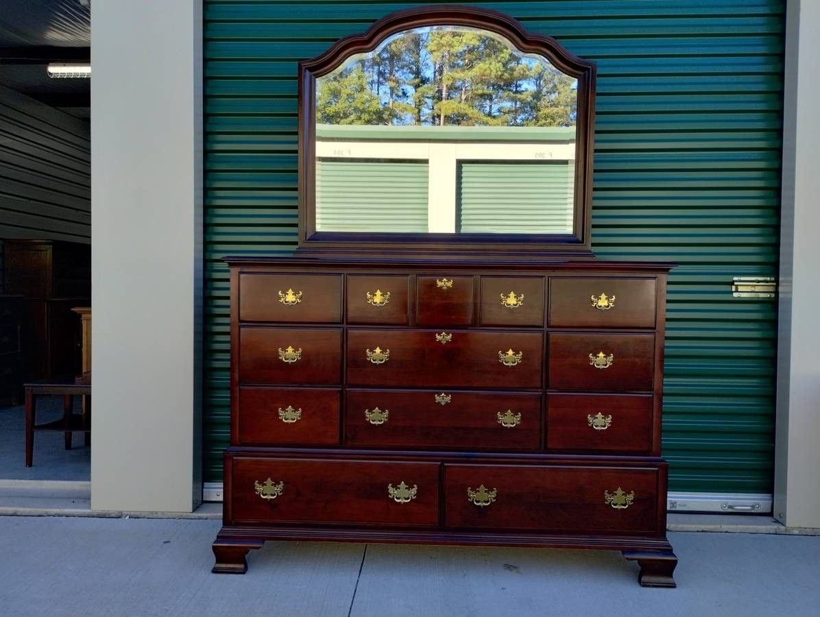 Kincaid "Carriage House" Collection Cherry Bureau w/Mirror - WOW!