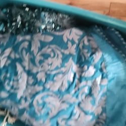 Beach Theme TEAL CHRISTMAS DECORATIONS