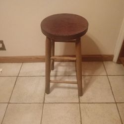 Stool Wooden Two  - Tone 
