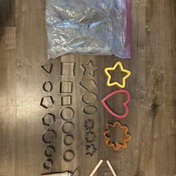 1 Pound Ceramic Grey Clay And Tools