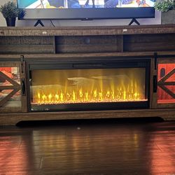 Rustic Farmhouse Style TV Stand