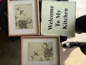 Home Decor Wall Art Signs Frames New 5x7”