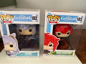 2 brand new Funko Pops Genshin Impact