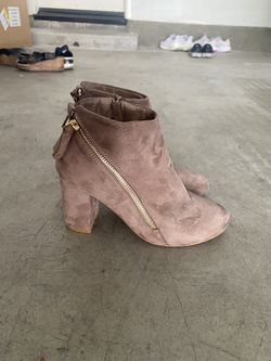 Brown Booties Size 7