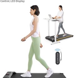 UREVO Under Desk Treadmill, Walking Pad 2 in 1 for Home/Office, Portable Walking Pad Treadmill with Remote Control, LED Display