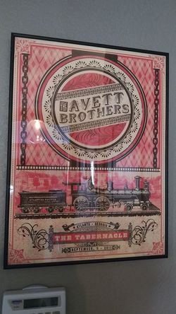 2011 Avett Brothers poster