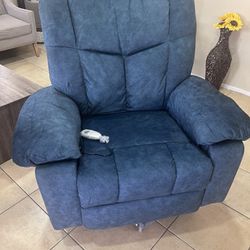 Recliner Chair Massage Rocker Swivel Heated with Hideable Cup Holders, Oversized Lounge Wide Lazy Boy Ergonomic Single Sofa Seat for Living Room Bedro