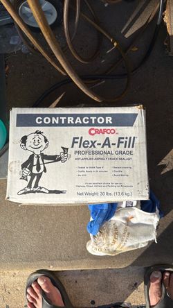 Crafco Flex-A-Fill Asphalt Crack Sealant 30 lbs