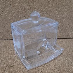 Crystal Clear Acrylic Toothpick Dispenser Holder 3" X 3.75"