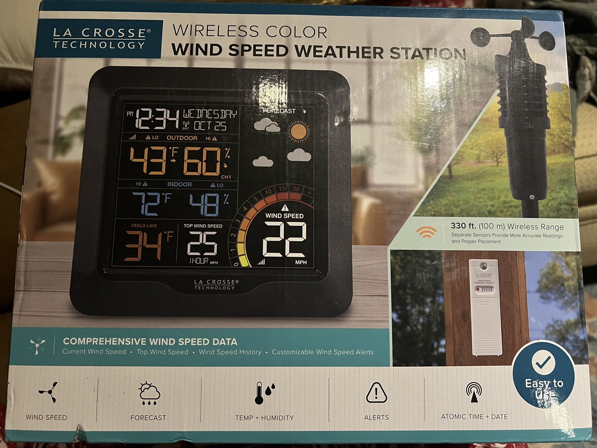 Wireless Wind Speed Weather Station