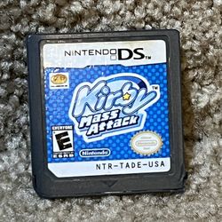 Kirby Mass Attack Nintendo DS Game Cartridge Only - Tested - Working Authentic